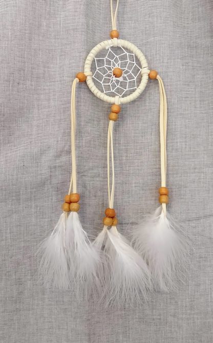 Dreamcatcher - Acchiappasogni crema e bianco - immagine 2