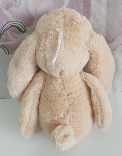 Peluche decorativo coniglietto beige - immagine 4