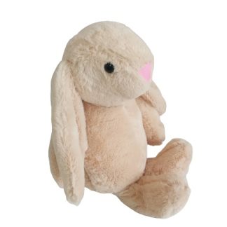Peluche decorativo coniglietto beige