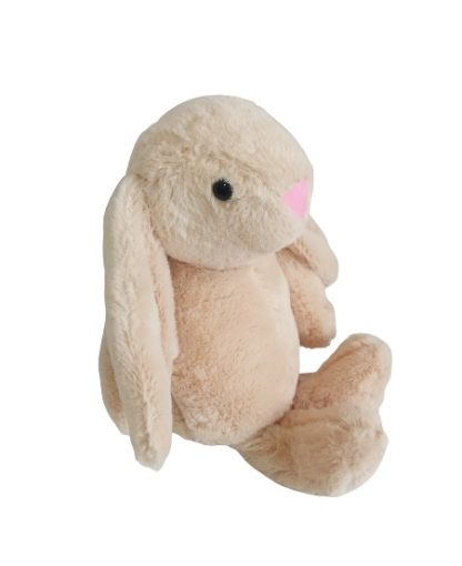 Peluche decorativo coniglietto beige