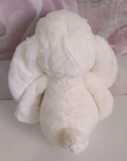 Peluche decorativo coniglietto panna - immagine 4