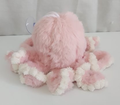 Peluche decorativo polpo piccolo rosa - immagine 3