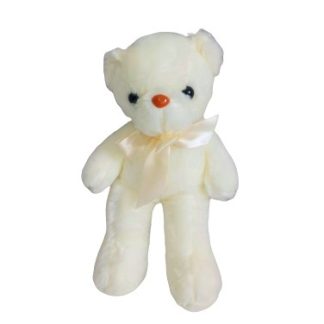 Peluche decorativo orsetto panna