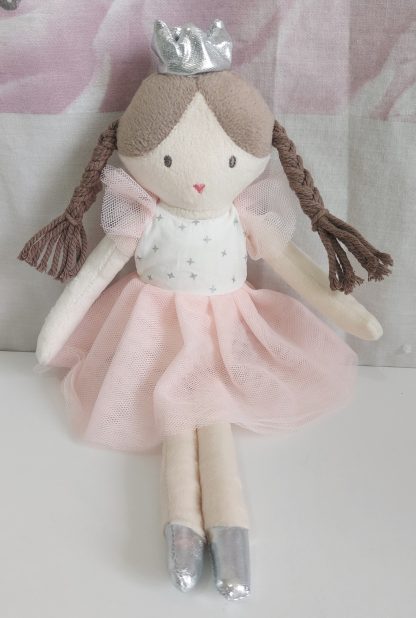 Bambola decorativa ballerina con corona - immagine 2