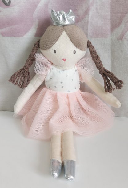 Bambola decorativa ballerina con corona - immagine 3
