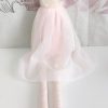 Bambola decorativa retro con vestitino rosa in tulle - immagine 4