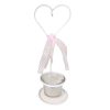 Portacandela in metallo con cuore