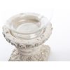 Portacandela con base intagliata a rose shabby chic - immagine 4