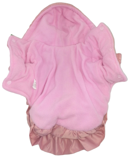 Piumino cappotto con volant rosa per piccolo cane o gatto - immagine 6