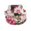 Cappello per cani bianco a fiori rosa