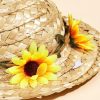 Cappello di paglia con fiori gialli per piccolo cane o gatto (Copia) - immagine 4