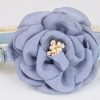 Collare celeste con fiore per gatti - immagine 3
