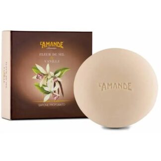 Saponetta rotonda profumata Fleur de Sel & Vanille