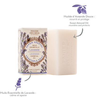 Saponetta delicata con olio essenziale di lavanda rilassante - Panier des Sens - immagine 3