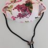 Cappello per cani bianco a fiori rosa - immagine 4