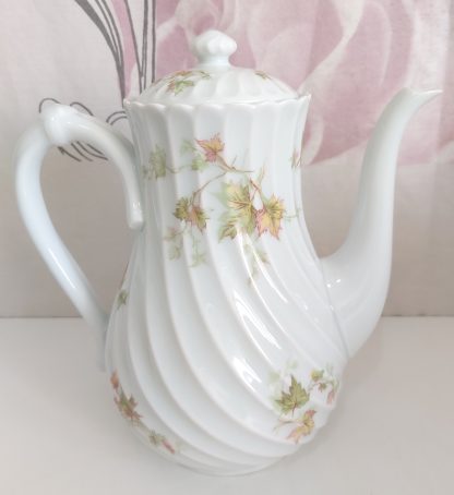 Teiera Limoges con decoro foglie - vintage - immagine 2