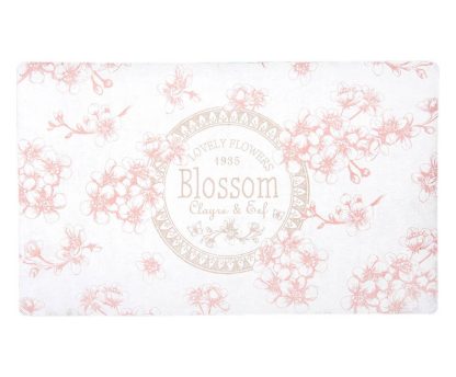 Tappetino zerbino blossom bianco e rosa - immagine 2
