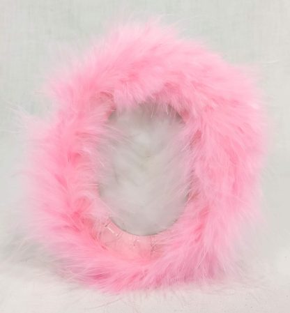 Cornice mignon con piume pink - immagine 3