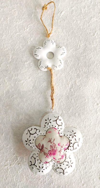 Decorazione da appendere doppio fiore - immagine 2