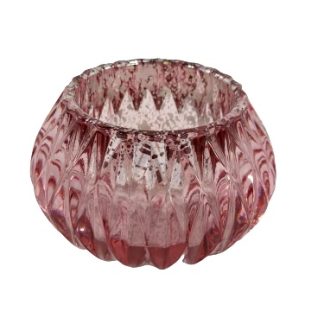 Portacandela rosa scuro