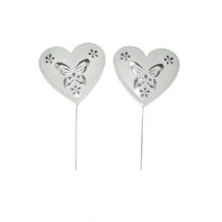 Decorazione cuori per piante set di 2 pezzi