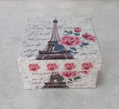 Scatola piccola Eiffel roses - immagine 3