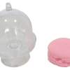 Sapone Macaron al burro di karitè Lampone + cloche - immagine 4