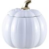 Zucca bianca in ceramica - immagine 2